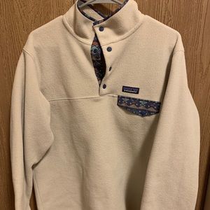 Patagonia Synchilla Snap Fleece in White